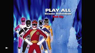 Lo Mejor de Power Rangers DVD Menu 2003 en inglés y español