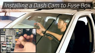 How to install a Dash Cam to Fuse Box (BMW X5 E70)