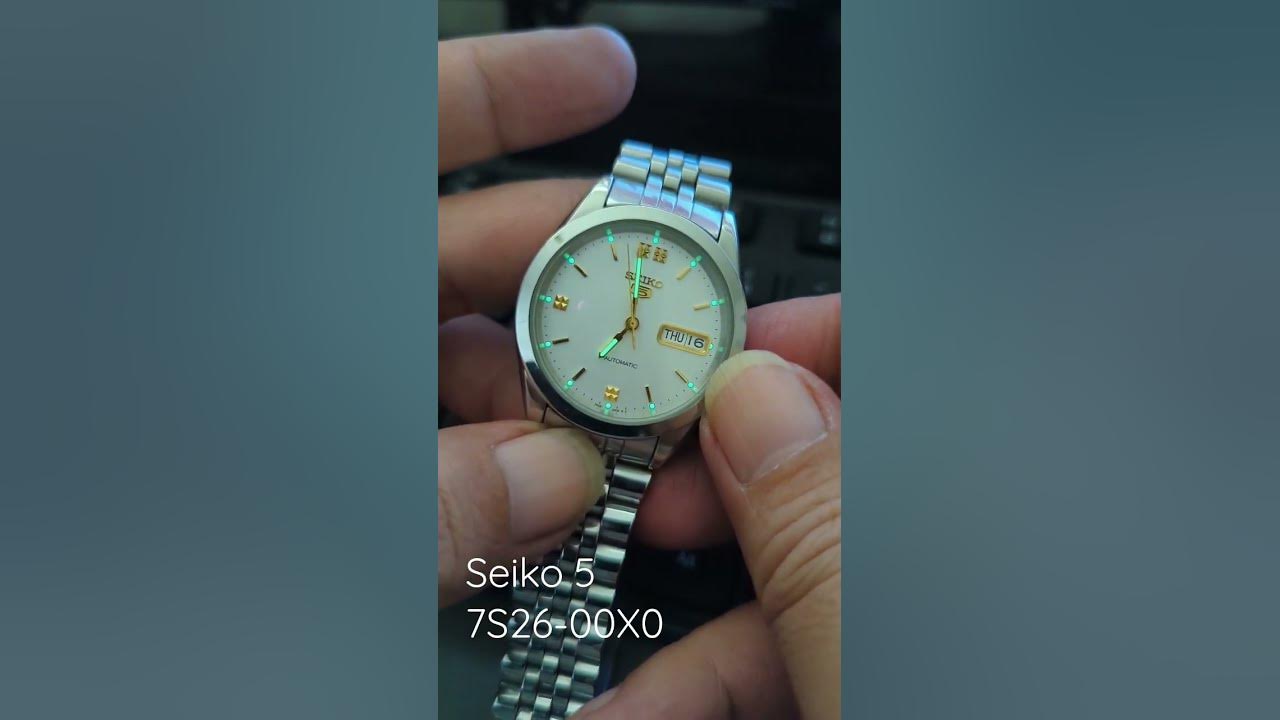 Seiko 5 - Automatic movt 7S26-00X0 #watches #vintagewatch #seiko - YouTube