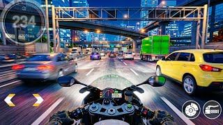 EPIC MOTORCYCLE RACING 🔥 Insane Speed, Close Overtakes & Crazy Traffic Challenge | Highway Moto Rush screenshot 4