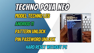Tecno Pova Neo Hard reset | Tecno Pova Pattern Unlock | Techno LE6 Factory Reset | @SHTubeTech