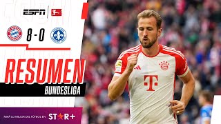 ¡HATTRICK DE KANE, GOL DE MEDIA CANCHA Y PALIZA BÁVARA! | B. Munich 80 Darmstadt | RESUMEN