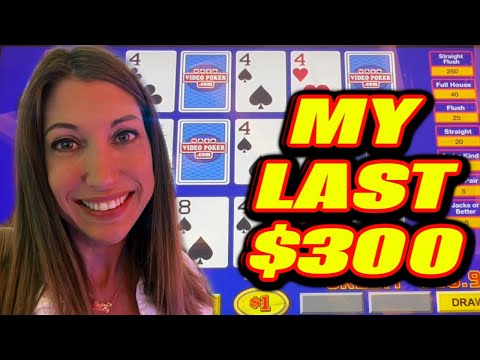 ? Triple Double to the Rescue in Las Vegas! #videopoker #vegas