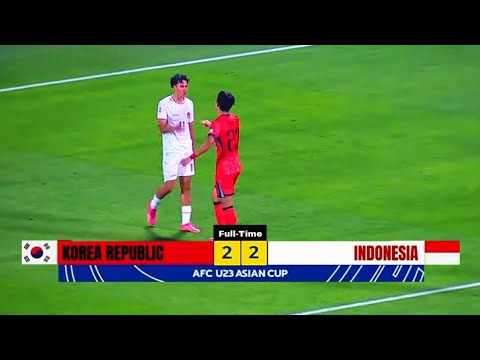 FULL HIGHLIGHT INDONESIA VS KOREA SELATAN !! PIALA ASIA U-23 | Fans Camera | 90 Menit