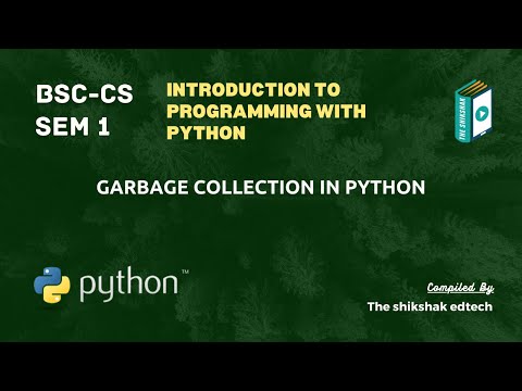 Garbage Collection in Python #bscit #bsccs