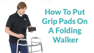 How to Attach Walker Grip Covers
