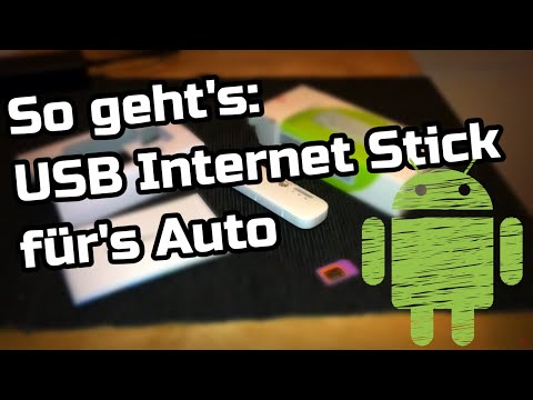 USB Internet Stick im Auto Android Radio | HUAWEI E8372 | WiFi/WLAN LTE Modem 4G