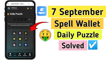spell wallet 7 september daily puzzle | spell wallet daily secret code today | daily combo code