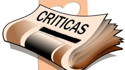 Criticas Destrutivas e Construtivas...