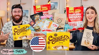 British People Trying American Candy Indiana Edition - This With Them