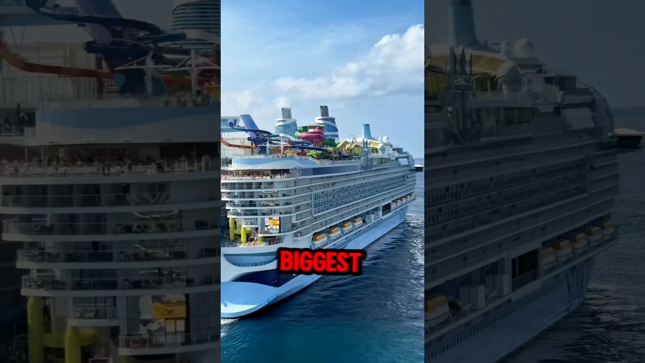 Top 5 BIGGEST Cruise Ships in the World 🤯🚢