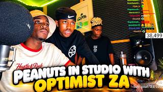 Peanuts & LSG In Studio With Optimist Za | Peanuts Doing Music