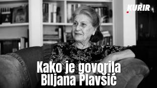 Preminula Biljana Plavišić U Beogradu U 96. Godini