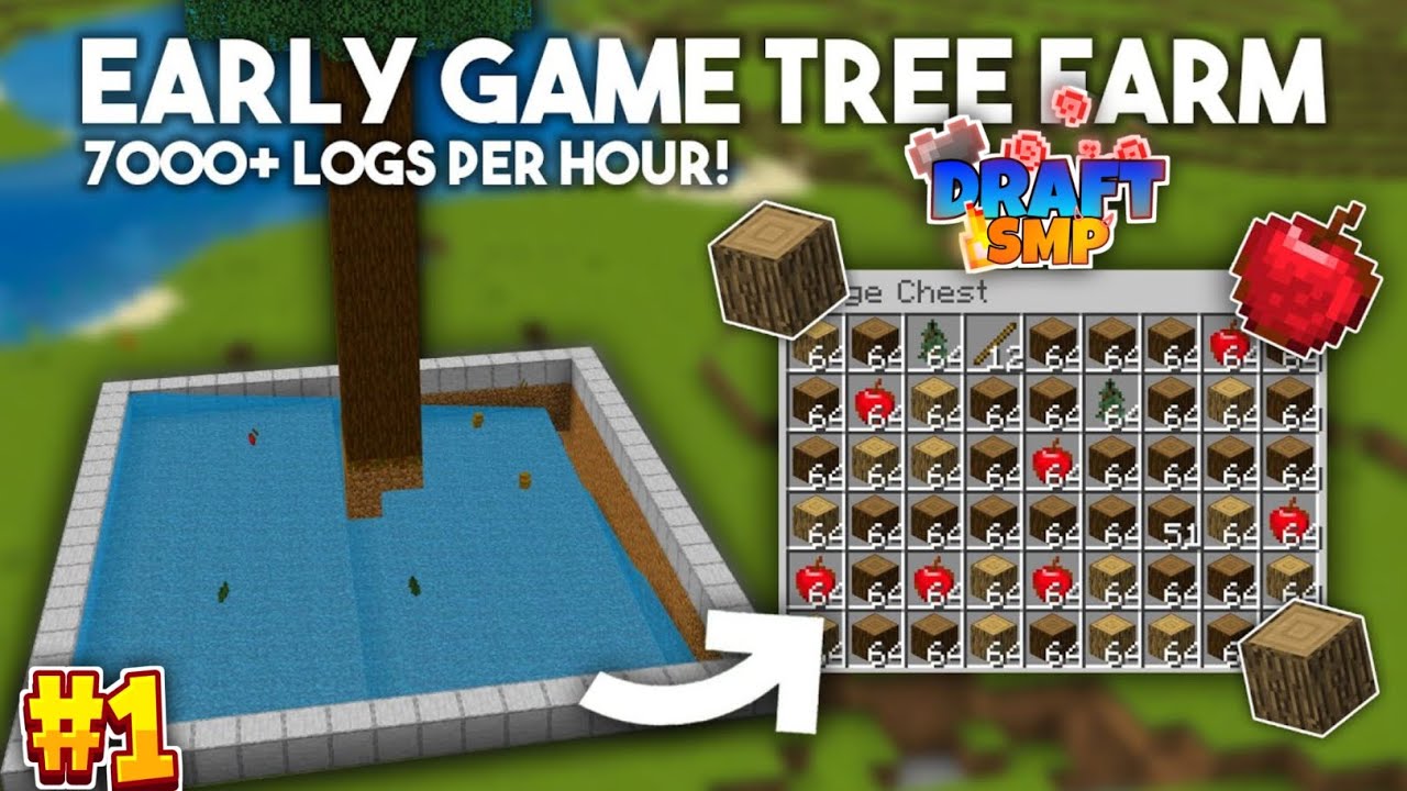 I Made Wooden farm in Draft SMP / wooden farm in Minecraft - YouTube