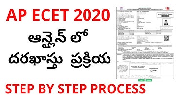 HOW TO APPLY APECET- 2020 APPLICATION FORM STEP BY STEP USING MOBILE  | SBTET Updates