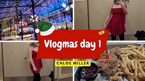 Getting into the Christmas spirit | vlogmas day 1