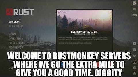 RUST MONKEY SERVERS PROMO VIDEO