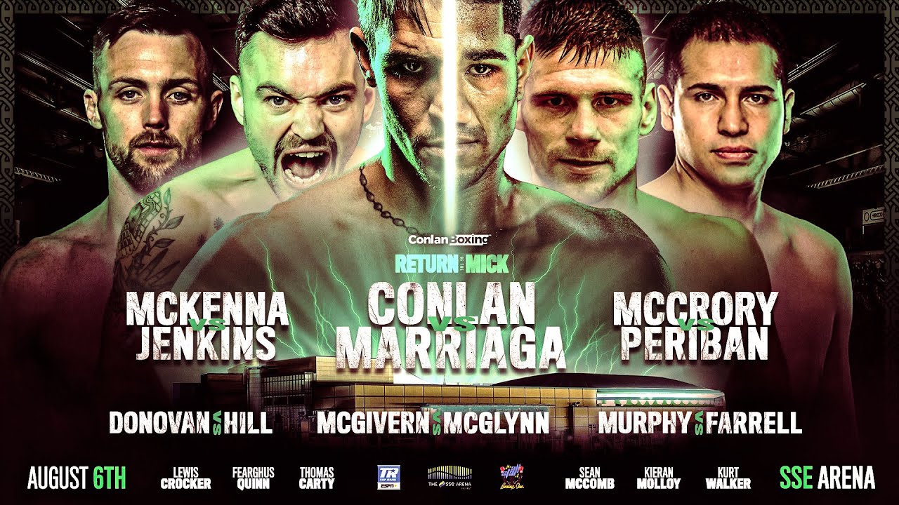 LIVE BOXING! Mick Conlan - Miguel Marriaga undercard including Sean McComb Colm Murphy and more 🥊