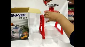 ICE SHAVER (SERUTAN ES MANUAL) BB-002 /Mesin Parutan Es Kepal