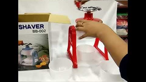Thumbnail of ICE SHAVER (SERUTAN ES MANUAL) BB-002 /Mesin Parutan Es Kepal