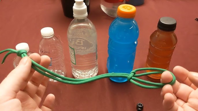 💧Carabiner Water Bottle Sling  Paracord Water Bottle Holder