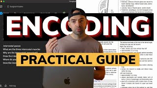 How I Get TOP GRADES With ENCODING & ACTIVE RECALL - A Practical Step-By-Step Guide