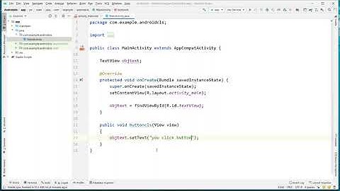 Android Basics  In Telugu | Button and TextView