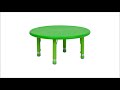 Activity Tables Round Plastic Preschool Height @ Z Furniture Alexandria Virginia