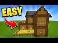 EASY Minecraft Starter House Tutorial! 🏠
