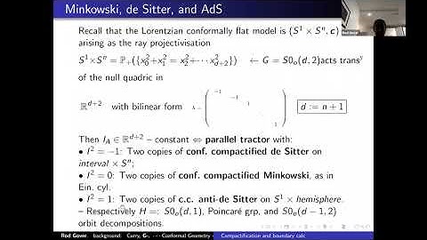 Rod Gover (University of Auckland) Conformal and projective techniques in general relativity:III