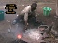 Bronziers.Technique de la cire perdue. Burkina Faso.