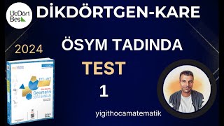 Di̇kdörtgen Ve Kare Ösym Tadinda 1 345 Geometri̇ 2024-25