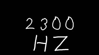 2300 hz