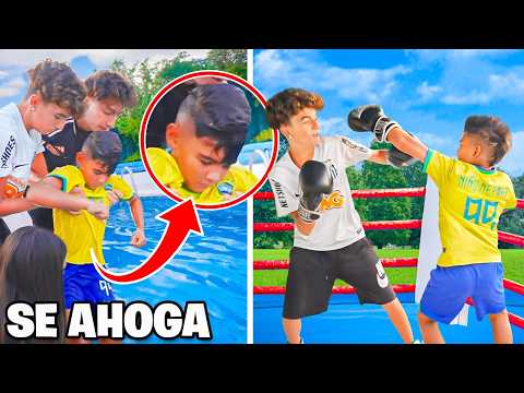 NO DEBÍ ENFRENTAR al NIÑO NEYMAR vs NIÑO MESSI en un COMBAT DE BOXEO!