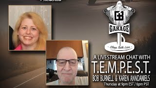 Ghost Biker Garage LIVE w/my guests Bob Burnell & Karen AnnDaniels