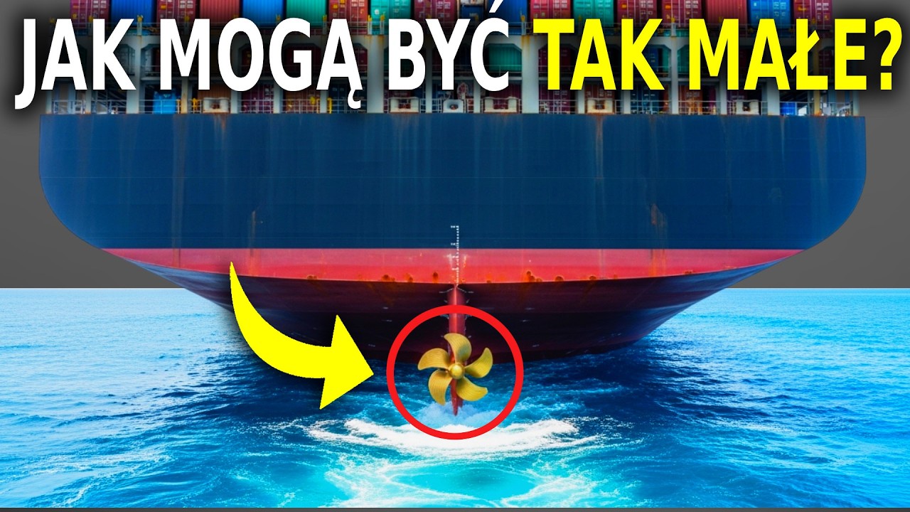 Jak TAK MAŁE ŚRUBY potrafią poruszać TAK WIELKIE STATKI?