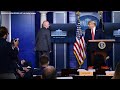 Trump press conference: Trump abruptly escorted from White House briefing room by Secret Service