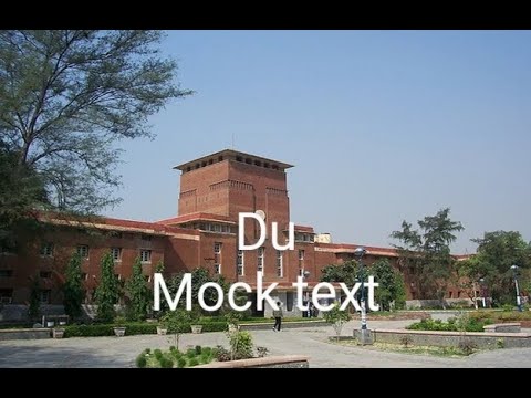 du mock text on the date given by du