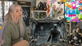 ♡ RUG OUTLINE KITTY AND SKYRIM ♡