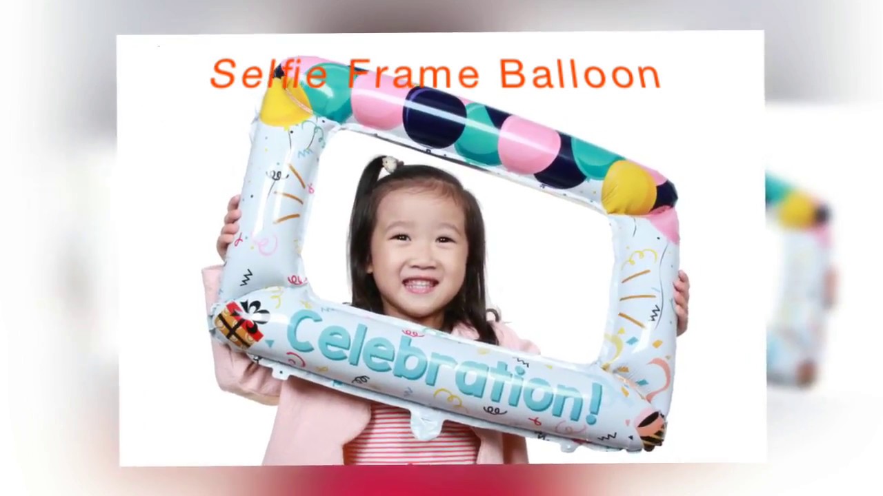 video editing software free Air Filled Selfie Frame Balloon