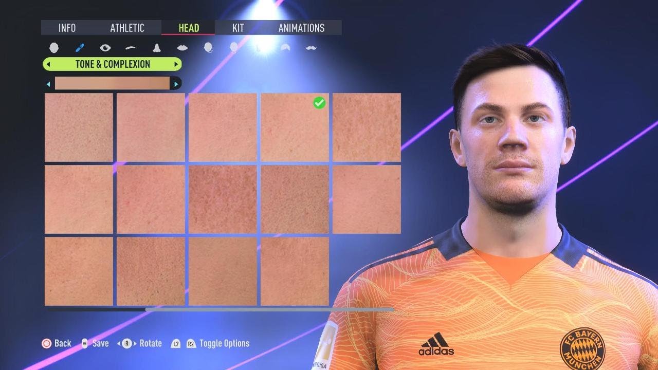 Os 20 melhores jogadores do FIFA 22 FIFA 22 - Pro Clubs look alike Manuel Peter Neuer FC Bayern Munchen/Germany?? - YouTube