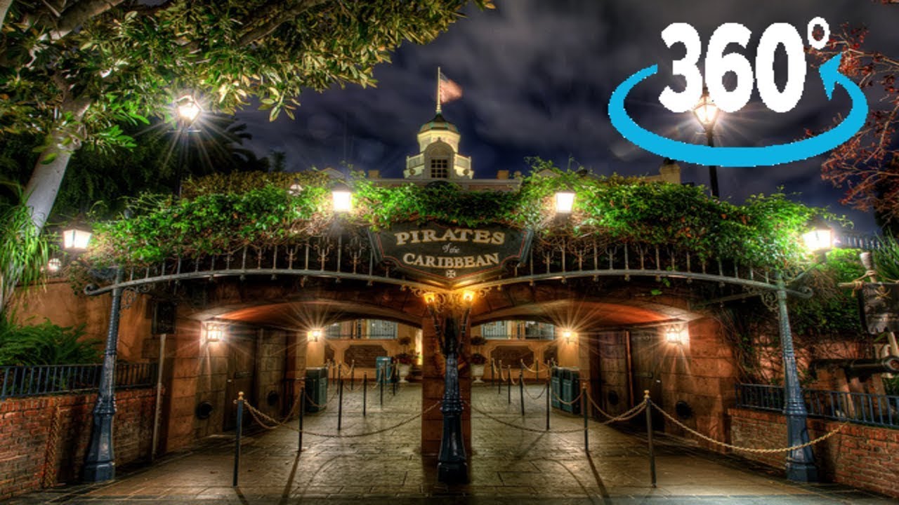 360º Ride on Pirates of the Caribbean at Disneyland - YouTube