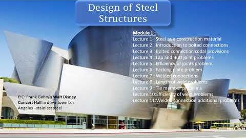 Module 1 : Lecture 1 : Steel as a construction material