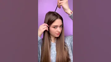تسريحة شعر سهله وكيوت بتجنن 