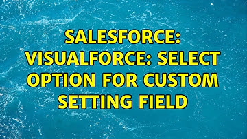 Salesforce: visualforce: select option for custom setting field