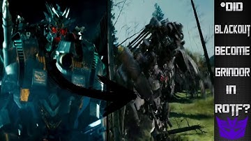Did Blackout Become Grindor In Rotf?