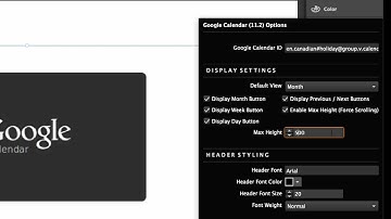 Google Calendar Widget | Tutorial by MuseThemes.com