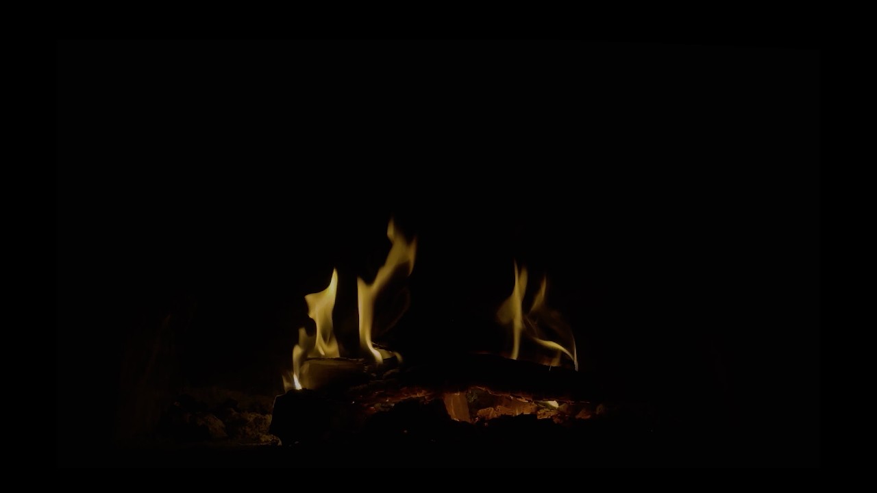 Cozy Fireplace LIVE 2H — Dark Cozy Glow (No AI) No Music 4K 🔥