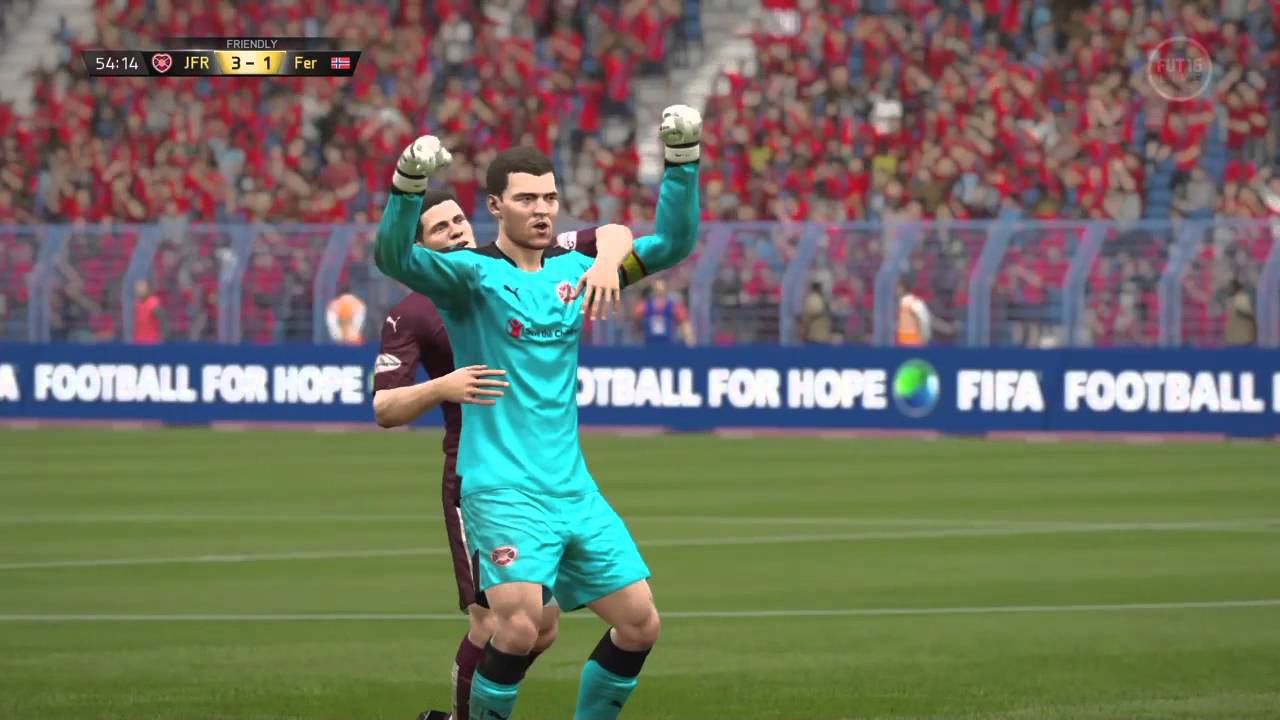 FIFA 16 - My GK Scores A Screamer - 37 Yrd Free Kick