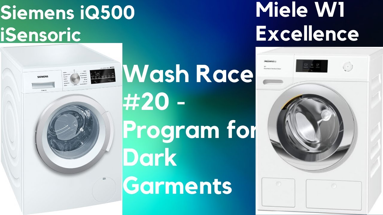 Wash Race 20 Program for Dark Garments YouTube